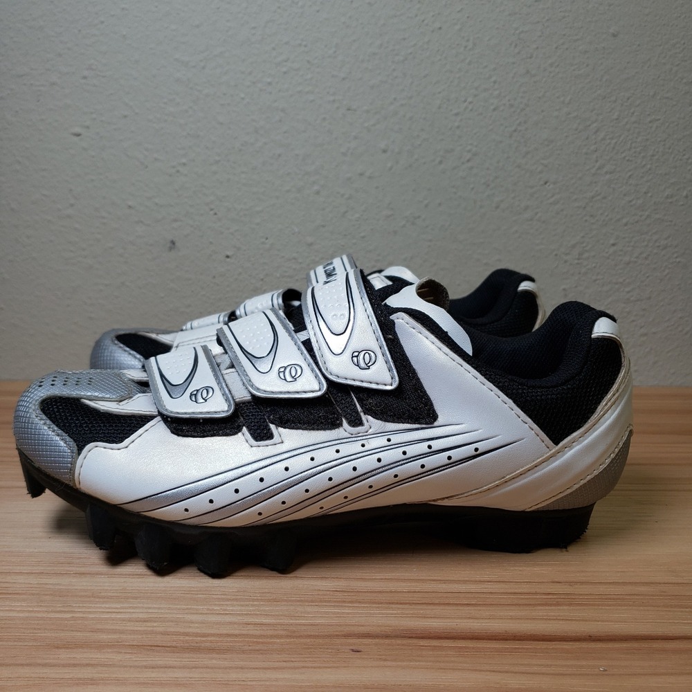 Pearl Izumi Cycling Sneakers‎ White MTB Mountain Biking Outdoor Women's Size 38